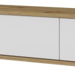 Έπιπλο τηλεόρασης Jennifer 3F-Fusiko skouro - Leuko