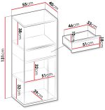Επιδαπέδιο ντουλάπι Imola 1D1S - Image 3