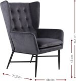 Πολυθρόνα Havana-Gkri Skouro - Image 3