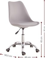 Καρέκλα γραφείου Tessa-Gkri - Image 3