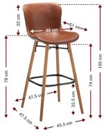 Σκαμπό μπαρ Loft - Image 3