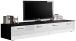 Έπιπλο τηλεόρασης Duo-Μαύρο - Λευκό