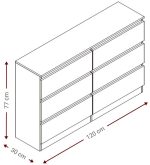 Συρταριέρα Juniper 6S Lite-Mauro - Image 3