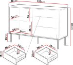 Συρταριέρα Cortina120-Drus-Mauro - Image 3