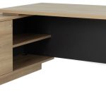 Γωνιακό γραφείο Marbrand-Αριστερή-Fusiko-Mavro-Μήκος:200εκ.