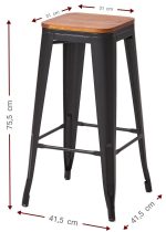 Σκαμπό μπαρ Lirex Plus - Image 3