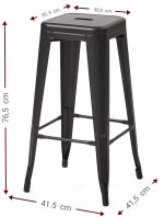 Σκαμπό μπαρ Lirex-Kitrino - Image 3