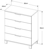 Συρταριέρα Alice plus-Leuko - Image 3