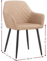 Καρέκλα Laurie-Mocca - Image 3