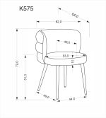 Καρέκλα Jenna I-Gkri - Image 3