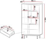 Βιβλιοθήκη Alsy Reg mini-Mpez Anoixto - Image 3