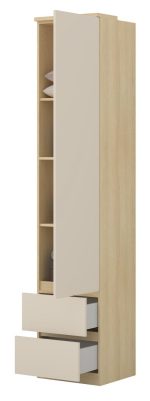 Βιβλιοθήκη Raton Slim IV-Φυσικό – Μπεζ - Image 5