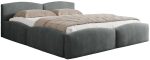 Επενδυμένο Κρεβάτι Mirala-Γκρι Σκούρο-180 x 200
