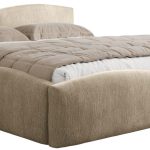 Επενδυμένο Κρεβάτι Mirala-Καφέ Ανοιχτό-180 x 200