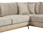 Γωνιακός καναπές Fredrik-Μπεζ-Δεξιά