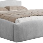 Επενδυμένο Κρεβάτι Mirala-Γκρι Ανοιχτό-180 x 200