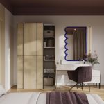 Ντουλάπα Square συρόμενη-Φυσικό - Image 5