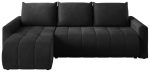 Γωνιακός Καναπές Olidow-Μαύρο