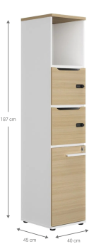 Συρταριέρα Lockesio-Leuko-Sonoma - Image 3