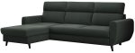 Γωνιακός Καναπές Torro Mini-Αριστερή-Γκρι Σκούρο