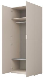 Ντουλάπα Tanamo δίφυλλη-Γκρεζ - Image 6