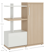 Ντουλάπι Skyler-Sonoma-Leuko - Image 3