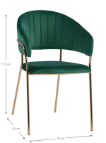 Καρέκλα Byron-Prasino Skouro - Image 3