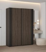 Ντουλάπα Vania συρόμενη-Καφέ - Image 2