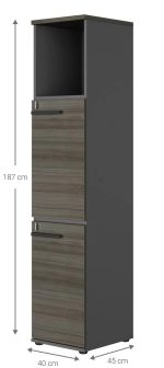 Συρταριέρα Keepix-Mauro-Kafe skouro - Image 3