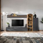 Σύνθετο σαλονιού Lume-Ανθρακί