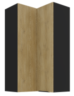 Κρεμαστό ντουλάπι γωνιακό Monar 60x60 GN 108 2F