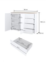 Μπουφές Domus-Λευκό - Image 3