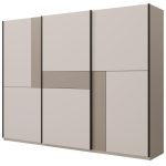 Ντουλάπα Square Plus συρόμενη-Γκρέζ