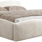 Επενδυμένο Κρεβάτι Mirala-Εκρού-160 x 200