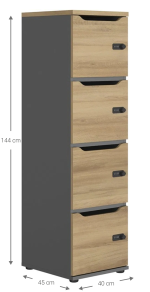 Συρταριέρα Lockero plus-Mauro - Fusiko - Image 3