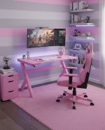 Γραφείο Gaming Raptor Celestial-Roz - Image 2