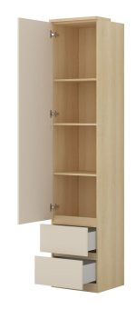 Βιβλιοθήκη Raton Slim IV-Φυσικό – Μπεζ - Image 4