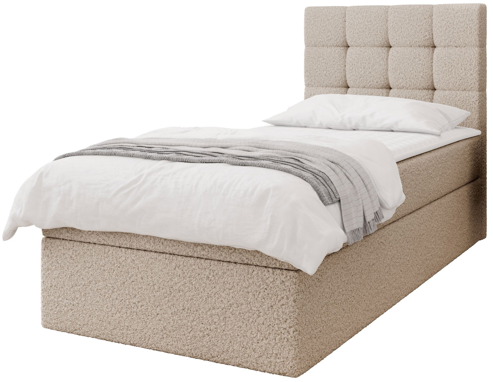 pgdn5d5w6m9sk0ms48mmn4qd1lhq Επενδυμένο Κρεβάτι Luanda Single-Καφέ Ανοιχτό-80x200 - Image 1