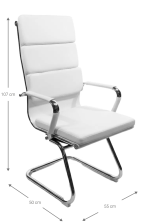 Καρέκλα υποδοχής Veilstone Reception-Leuko - Image 3