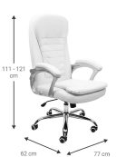 Καρέκλα διευθυντική Celadon-Leuko - Image 3