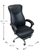 Καρέκλα διευθυντική Castelia-Mauro - Image 3