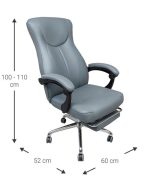 Καρέκλα διευθυντική Castelia-Gkri - Image 3