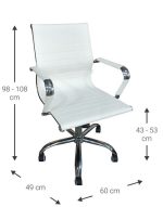 Καρέκλα γραφείου Cygon Low-Leuko - Image 3