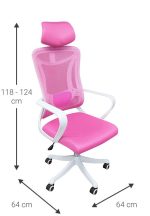 Καρέκλα γραφείου Hathrow-Roz - Image 3