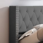 Επενδυμένο κρεβάτι Zenmor-Gkri - Image 6