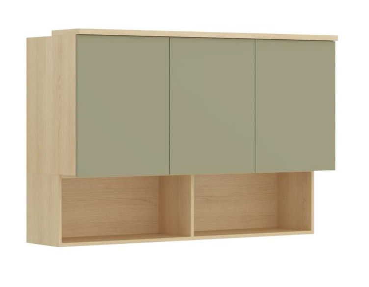 q5gp8icarosb2b2ks40mshdpenan Ντουλάπι Κρεμαστό Raton II-Φυσικό – Μέντα - Image 1