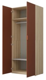 Ντουλάπα Tanamo δίφυλλη-Τερακότα - Image 6