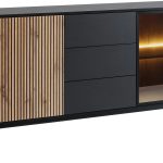 Μπουφές Sento KSZ154-Φυσικό - Μαύρο