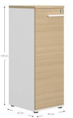 Ντουλάπι Aeris-Leuko-Sonoma - Image 3