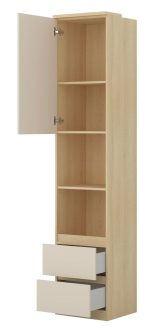 Βιβλιοθήκη Raton Slim III-Φυσικό – Μπεζ - Image 4